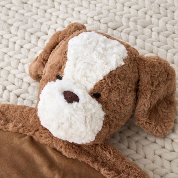 Pottery BarnFaux Fur Plush Play Mat Spaniel - Picture 2 of 8